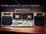 Sharp GF-800Z Rare Vintage Stereo Cassette Boombox. Fixed Price $3199.00.