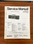 Quasar / Technics GX-3618 Radio Cassette Service Manual *original*. Fixed Price $19.97.