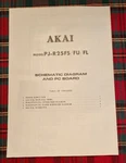Akai PJ-R25FS/FU/FL Schematic Diagram And Pc Board Original Service Guide M857X. Fixed Price $14.94.