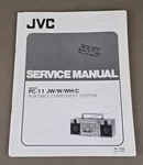 Jvc Portable Component System Model PC-11 Jw/w/wh/c Service Manual D-3605. Fixed Price $54.95.