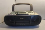 Sony CFD-S01 Portable Boombox Cd Cassette Recorder/player Am/fm Radio.tested.. Fixed Price $34.99.