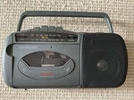 Vtg Soundesign Small Am / Fm Portable Radio Cassette Player Model # 4615 Mcl. Fixed Price $17.44.