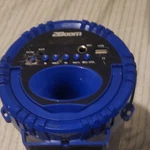 2BOOM BX311 Portable Speaker Blue Usb Aux Microphone Input Cylinder Plastic. Fixed Price $21.24.