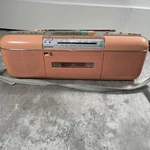 Sharp QT-50 Cassette Player Radio Pastel Pink Vintage 1980S Stranger Things Vtg. Fixed Price $299.99.