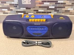 Vintage Sony CFS-E60 Portable Am / Fm Radio Works But Cassette Player Is Broken. Fixed Price $89.99.