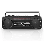 Riptunes Retro Am/fm/sw Radio + Cassette Boombox With Bluetooth And Usb/sd Card. Fixed Price $32.97.