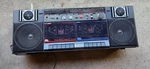 Vtg Samsung Boombox Fm Stereo Dual Cassette Radio Tape Deck (no Handle). Fixed Price $100.00.
