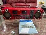 Ddp Rare Sharp QT-88R Red Table Compo System Double Boombox Instruction Exc Jp. Fixed Price $2026.85.
