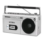 Victrola VBB-25-SLV Mini Bluetooth Boombox Cassette Player Recorder Am/fm Silver. Fixed Price $30.00.