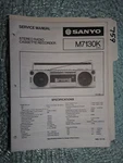 Sanyo M-7130K M7130K Service Manual Original Repair Book Stereo Tape Deck Radio. Fixed Price $24.99.
