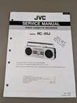 Jvc Model RC-45J Radio Cassette Recorder Service Manual D-3481. Fixed Price $54.95.