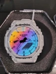 Casio, G-shock, GA-2100SR-7AER, Iredescent, Bnib With Tags. Fixed Price $177.39.