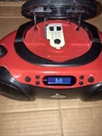 Blackweb Boombox Cd Player Fm Radio Stereo Speaker Bluetooth Red BWA17AA003RS. Fixed Price $20.00.