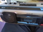 (vintage) AKAI--AJ-W203FS Double Cassette Recorder. Fixed Price $32.50.