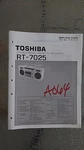 Toshiba RT-7025 Service Manual Original Repair Book Boombox Ghettoblaster Tape. Fixed Price $19.98.