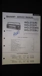 Sharp WQ-272 Bk Service Manual Original Repair Book Boombox Ghettoblaster Tape. Fixed Price $25.00.