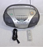 Sony CFD-S300 Cd Cassette Boombox Am/fm Radio Silver Tested Working. Fixed Price $49.99.