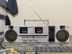 Vintage Sharp QT-89 Boombox Dual Cassette Radio Portable Stereo *read Please*. Fixed Price $350.00.