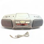 Sony CFD-222 Boombox Cd Dual Cassette Am Fm Radio Stereo Tested Some Static. Fixed Price $28.52.