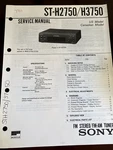 Sony ST-H2750 STH2750 ST-H3750 Service Manual From The Usa **original**. Fixed Price $14.79.