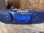 Vintage Sony CFS-E60 Portable Am / Fm Cassette Radio Only Works. Fixed Price $38.36.
