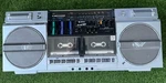 Tested Sharp GF-757 Vintage Stereo Boombox Dual Cassette Deck Fmam Radio. Fixed Price $250.00.