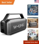 Powerful Rugged Waterproof Bluetooth Speakers - Tough With Subwoofer. Fixed Price $141.99.