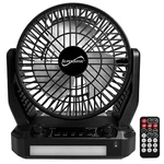 Supersonic Solar-powered Bt Speaker With Fm Radio, Led Flashlight & Fan. Fixed Price $40.99.