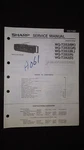 Sharp WQ-T282 Bk Service Manual Original Repair Book Boombox Ghettoblaster Tape. Fixed Price $25.00.