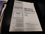 Aiwa Magazine CSD-EX111U EX110U, Lh Catalog Cd Recorder. Fixed Price $8.49.