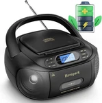 Cd Cassette Player Combo, Rechargeable Boombox With Bluetooth 5.1, Tape Recorder. Fixed Price $98.31.
