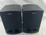 Pair Of Sony CFD-Z120 Mega Bass Black Speakers Only Tested And Work Fine.. Fixed Price $23.95.