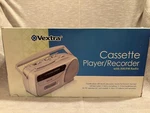 Vextra Casette Player/recorder With Am/fm Radio Nib VX730S. Fixed Price $40.00.