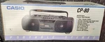 Vintage Casio CP-80 Boombox Portable Stereo Radio Cassette Recorder New. Fixed Price $150.00.