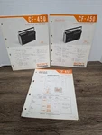 Sony CF-450 Cassette Player Service Manual Lot Genuine Original Paperwork Repair. Fixed Price $22.49.
