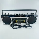 Sanyo M6900 Portable Am/fm Radio Cassette Player Recorder Vintage Stereo Silver. Fixed Price $51.95.