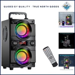 A21 Portable Bluetooth Speaker 60W (80W Peak) 2.2CH Subwoofer Led Lights Remote. Fixed Price $48.00.