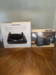 Audio-technical AT-LP60X + Presonus Eris 3.5 Studio Monitor Speakers Bundle. Fixed Price $224.99.