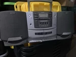Sony CFD-ZW750 Compact Stereo Am/fm Cd Dual Cassette Deck Works. Fixed Price $89.00.