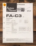 Pioneer FA-C3 Tuner Amplifier Service Manual *original*. Fixed Price $19.97.