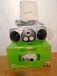 Insignia Am/fm Radio Portable Cd Boombox NS-B1110 Silver/white Tested!!. Fixed Price $22.99.