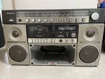 Vintage Boombox Sanyo M-X960K Ghettoblaster Radio. Fixed Price $650.00.