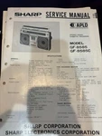 Orig. Sharp GF-8585C GF8585 Boombox Repair & Service Manual *original*. Fixed Price $29.99.