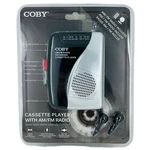 Coby CVR-28-BLK Portable Cassette Recorder Am Fm Radio With Earbuds Black Retro. Fixed Price $34.79.