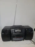 Jvc PV-XC60 Am/fm Stereo System Boombox 10 Disc Cd Changer & Cassette Player. Fixed Price $40.00.