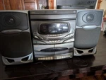 Vtg Gpx S7789 Stereo 3-DISC Cd Player Am/fm Radio Cassette Parts Only. Fixed Price $50.00.