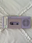 Rare Vintage Sharp QT-5L Lavender Radio Cassette Player Fully Working. Fixed Price $299.00.