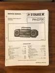 Fisher PH-D700 Boombox Radio Service Manual *original*. Fixed Price $19.97.