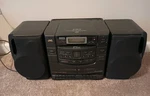 Jvc PC-XC50 Boombox Radio 6 Cd Dual Cassette Record Am/fm Active Hyper-bass. Fixed Price $119.99.