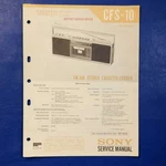 Sony CFS-10 Service Manual Original Paper Oem Repair Guide Usa. Fixed Price $28.45.
